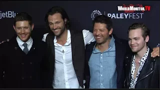 Supernatural Cast Jared Padalecki, Jensen Ackles, Misha Collins 2018 PaleyFest LA