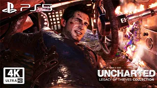 UNCHARTED 4 PS5 All Cutscenes (Legacy of Thieves Collection) Game Movie 4K 60FPS Ultra HD