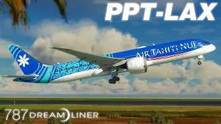 EARLY ACCESS - NEW 787-9 Dreamliner! - Microsoft Flight Simulator 4K - Papeete -- Los Angeles