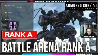 Armored Core 6 Rubicon Clear Combat Arena Rank A