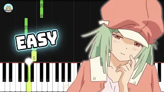 [full] Bakemonogatari OP 4 - "Renai Circulation" - EASY Piano Tutorial & Sheet Music