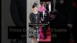 Ideal couple of Royal family of Britain Prince Edward and Sophie #shorts #shortvideo
