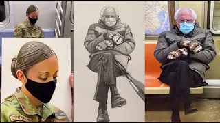 Devon Rodriguez Drawing Strangers Then Surprises Them | TikTok Art 2021