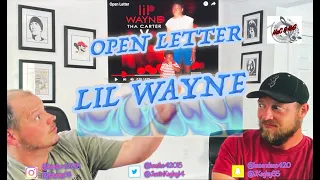 BLUE FLAME WAYNE!!!!! LIL WAYNE - OPEN LETTER | REACTION