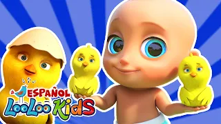 🐣 Los Pollitos 🎶: Compilación de Una Hora de Canciones infantiles para Niños de LooLoo Kids 🌼🎉 | LLK