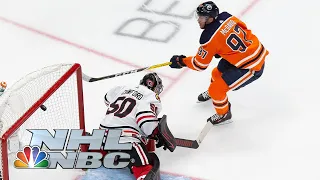 NHL Stanley Cup Qualifying Round: Blackhawks vs. Oilers | Game 2 EXTENDED HIGHLIGHTS | NBC Sports