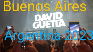 David Guetta en argentina🇦🇷2023😎 live Movistar arena