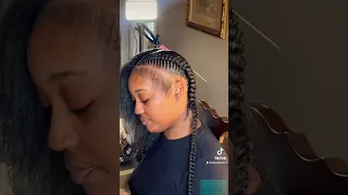 2 Stitch Braids Extended 🥰🔥 #short #shorts #shortvideo #stitch #braids #stitchbraids