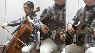 [Evangelion]Thanatos[Cello and E. Bass cover]