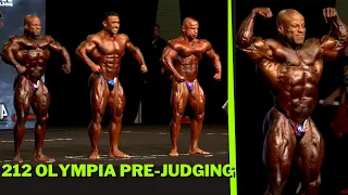 Mr. Olympia 212 Pre-judging - Shaun Clarida for the WIN! Keone Pearson moves WAY up from last year!
