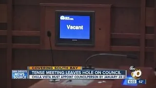 Tense meeting leaves hole on Chula Vista council