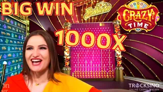 Crazy Time Pachinko 10x Multiplier 1000X WIN!!!😱