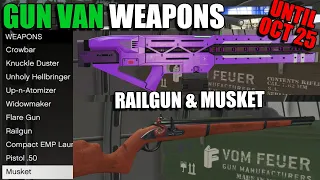 How To Get The Gun Van Unlocks? *UNIQUE Liveries & Other* Railgun & Widowmaker | GTA 5 Online