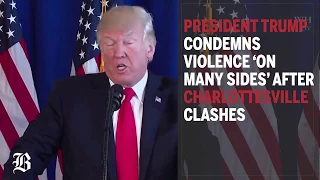 Trump condemns violence ‘on many sides’ after Charlottesville clashes