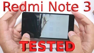 Redmi Note 3 - Durability Video - Scratch, Burn, Bend Test