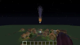 Fortnite The End Event in Minecraft (Zero Point Explosion)