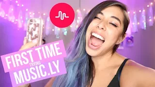 Trying MUSICALLY for the first time!