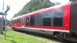 Abfahrt Desiro in Hinterweidenthal Ost