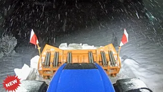 ❄Schneeräumung❄ schönen 2. Advent Sonntag! 🚜🌨#schnee #winterdienst #winter #snowplow #alps #mountain