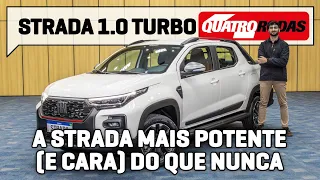 Fiat Strada TURBO: picape 1.0 tem 130 cv, FRENTE DA TORO e equipamentos do PULSE