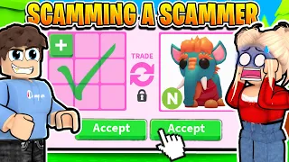 I Scammed The SMARTEST SCAMMER With TERRIFYING NEW METHOD In Adopt Me!