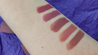 All my Huda Beauty lipsticks swatched.