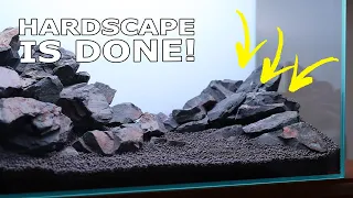 THE HARDSCAPE ON THE "BRAZILIAN" 60P IS DONE! | TWINSTAR METHOD
