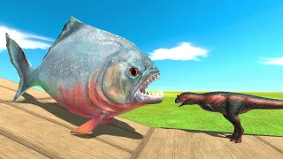 Which Dinosaur Can Hunt All the Giant Piranhas?