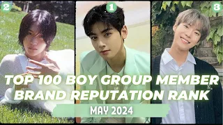 TOP 100 KPOP Boy Group Member Brand Reputation Rankings in MAY 2024