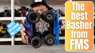 FMS Chevy Colorado mini rc basher  - test and review of the cheap 2-speed jumper