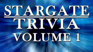 The Stargate Trivia Quiz  | Questions about SG-1 & Atlantis | Scifi television TV Trivia