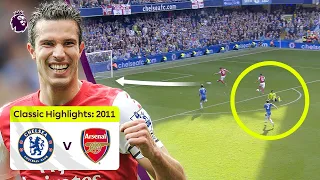 Chelsea 3-5 Arsenal | Robin van Persie Scores A Hat-trick! | Premier League Highlights