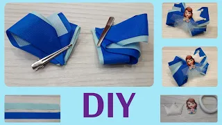 Бантики своими руками! DIY! Handmade! Hairbow! Канзаши ! Bandschleife