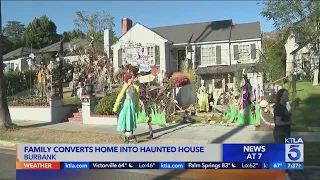 Burbank home converted into haunted house