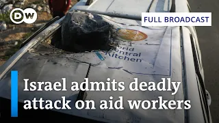 DW News April 2 | Israel admits to deadly strike on seven Gaza aid workers | Full Broadcast