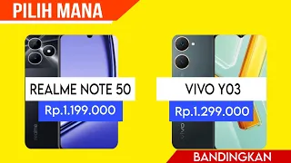 REALME  NOTE 50 VS VIVO Y03 ~ Handphone Keluaran Terbaru ||  #RealmeNote50 #vivoy03
