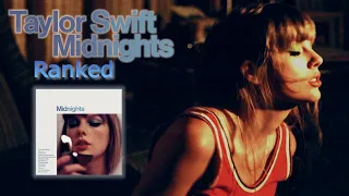 Taylor Swift - Midnights 🕰️ RANKED from Worst to Best!