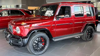 2024 AMG G 63 SUV (577 hp) — designo Cardinal Red Metallic — G Wagon Is The Ultimate Off-Road Suv!
