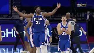 Joel Embiid Drops 45 PTS In OT Win Over Heat