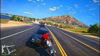 GTA 5 Motorcycle Crashes Realistic Slow Motion 60FPS Eps 3