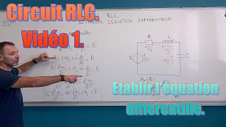 Circuit RLC- Vidéo 1-Etablir l'équation différentielle