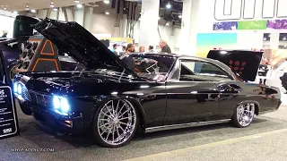 WhipAddict: Beautiful 65' Chevy Impala at POWERBASS Booth! Super Hard Interior, Supercharged LS!