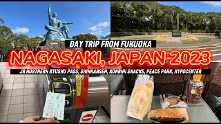 Nagasaki 2023 🇯🇵❄️ Vlog | Day Trip from Fukuoka, JR Pass, Shinkansen, Peace Park, Hypocenter