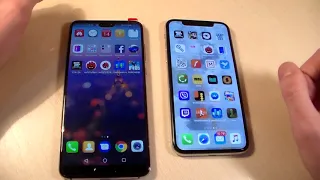 Huawei P20 Pro vs iPhone X (HD)