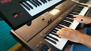 Flames Of Love - Fancy. Cover on Yamaha PSR SX-700