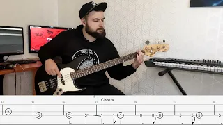 Кино - Спокойная Ночь Bass Cover (Tabs)