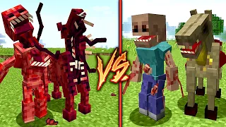 FERAL Parasites vs OLD Parasites  Scape and Run Minecraft