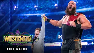 FULL MATCH — The Bar vs. Braun Strowman & Nicholas — Raw Tag Team Titles Match: WrestleMania 34