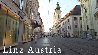 Linz Austria,  Walking Tour 4K UHD || LINZ Landstraße