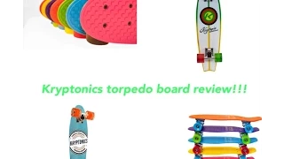 Kryptonics torpedo board review!!!!!!